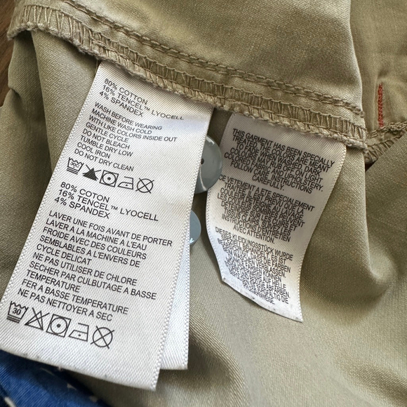 Men’s Tommy Bahama Beige Relaxed Fit Pants 2XLT Blue Fish Lining Drawstring - Picture 7 of 9